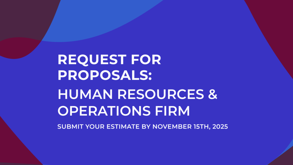RFP: Human Resources & Operations Firm